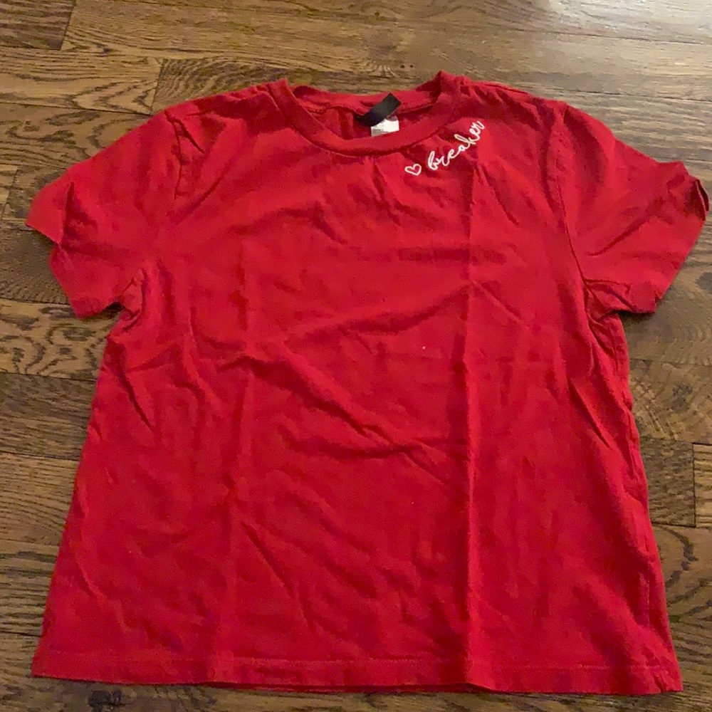 red shirt